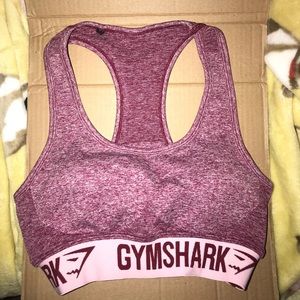 burgundy flex sports bra